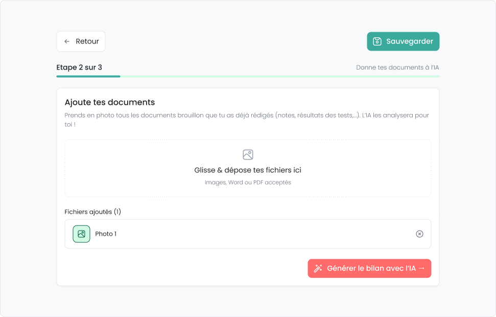 Exemple de bilan word